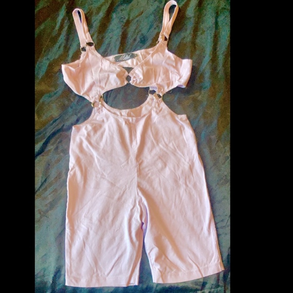 Motel lilac Ring O BikerShort onesie